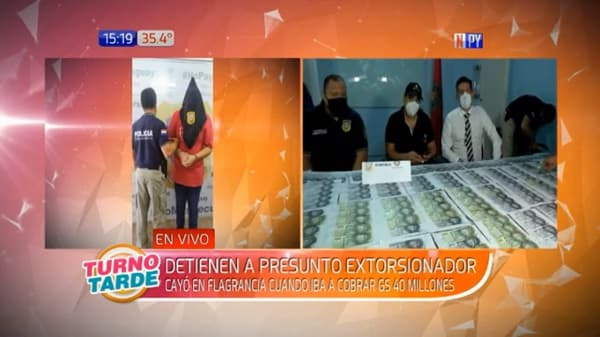 Detienen a hombre que extorsionaba a su jefe por G. 40 millones