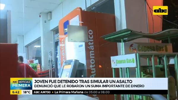 Joven confiesa que simuló asalto para no entregar dinero a su madre