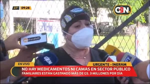 Desesperación llega al personal de blanco en el INERAM