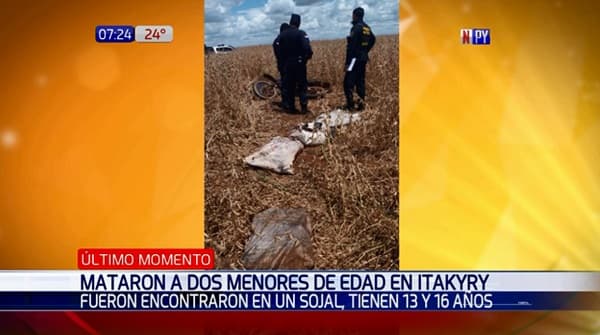 Hallan cadáveres de adolescentes en un sojal