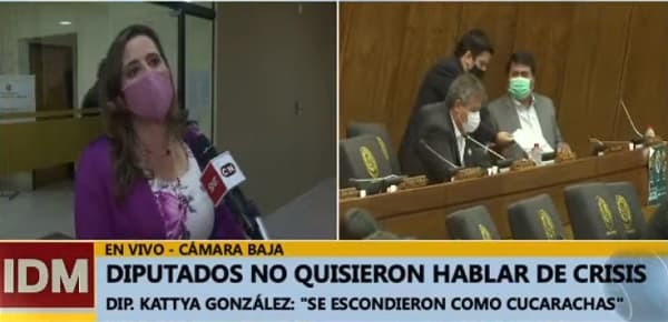 Pese a protestas, diputados colorados evitan hablar de crisis durante sesión
