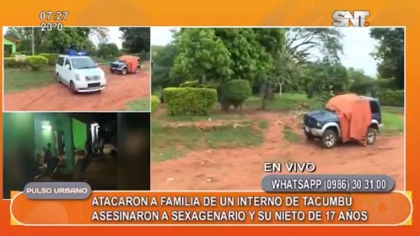 Desconocidos atacan a una familia y asesinan a dos personas  