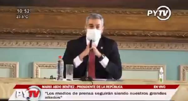 “Pedimos disculpas si tenemos que pedir disculpas”, dice Abdo Benítez