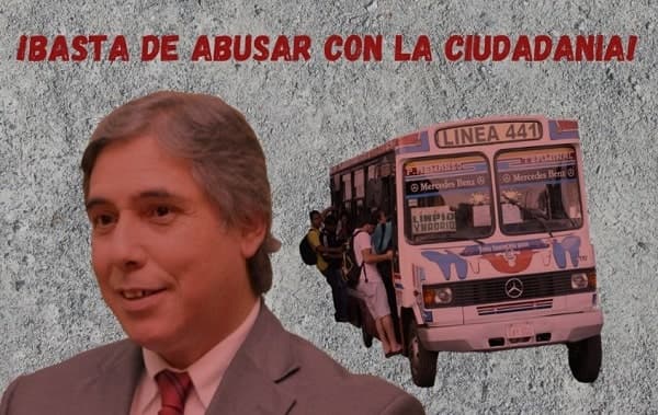 Convocan a manifestación contra la suba del pasaje