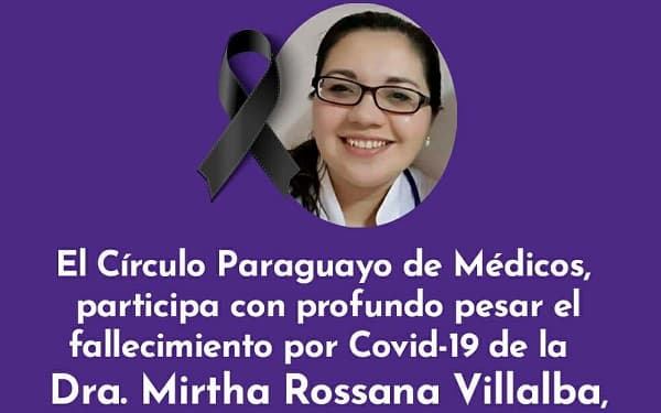 Reportan fallecimiento de joven médica por Covid-19