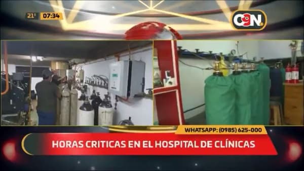 Baja presión en tanques de oxígeno obliga a reubicar pacientes en Clínicas