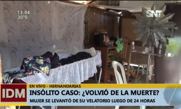 Mujer “resucita” en su velorio luego de ser dada por muerta
