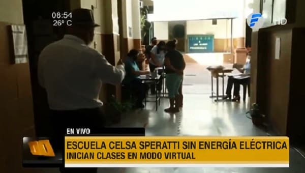 Escuela capitalina inicia sus clases sin energía eléctrica