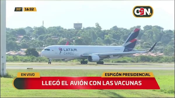 Llegan al país las 36.000 vacunas AstraZeneca del Mecanismo Covax