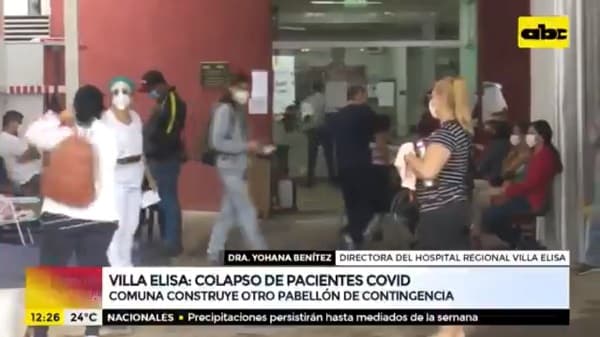 Inician construcción de nuevo pabellón de contigencia en Villa Elisa