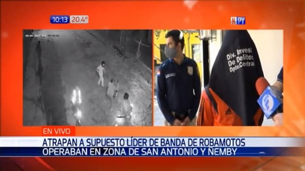 Detienen a sospechoso de ser líder de banda de “robamotos”