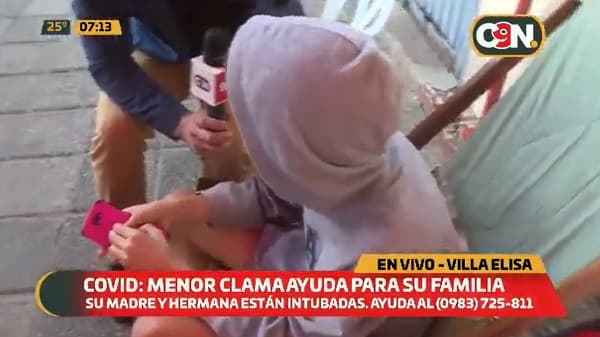 Adolescente tiene a su madre internada y pide ayuda a la ciudadanía