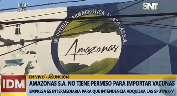 Vacunas para Municipalidad: Empresa no está habilitada para importar