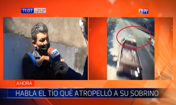 Hombre asegura que su sobrino le salió al paso