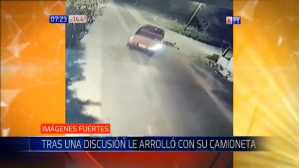 Hombre arrolla a su sobrino tras una discusión