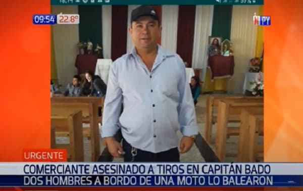 Sicarios asesinan a un comerciante en Capitán Bado