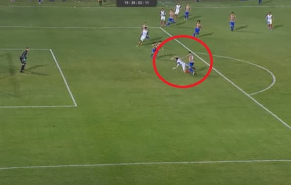 Boselli exageró caída, según árbitro