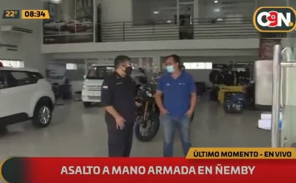 Asaltan sucursal de Chacomer en Ñemby