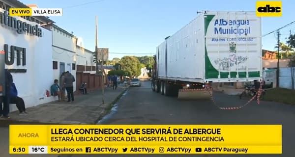 Villa Elisa contará con contenedor que servirá de albergue