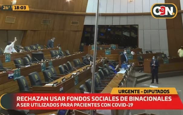 Diputados rechaza destinar fondos de binacionales a la salud