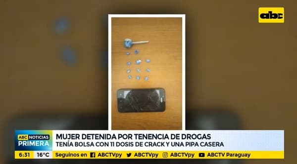 Policía detiene a mujer que se dedicaba a la venta de drogas
