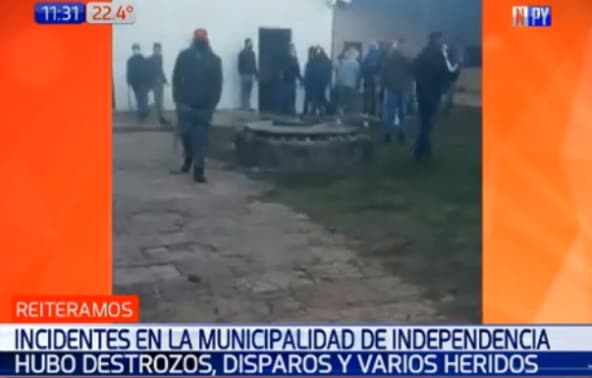 Reportan enfrentamiento en Municipalidad de Independencia