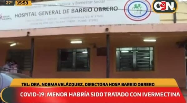Adolescente está en terapia luego de ser medicado con ivermectina