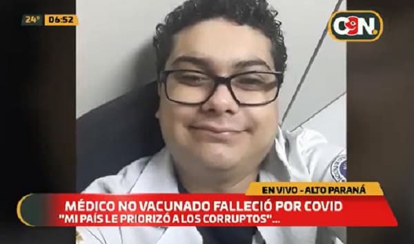 Muere médico que denunció mal uso de vacunas y no llegó a aplicarse
