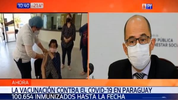 Salud vacunó a más de 100.000 personas, afirman