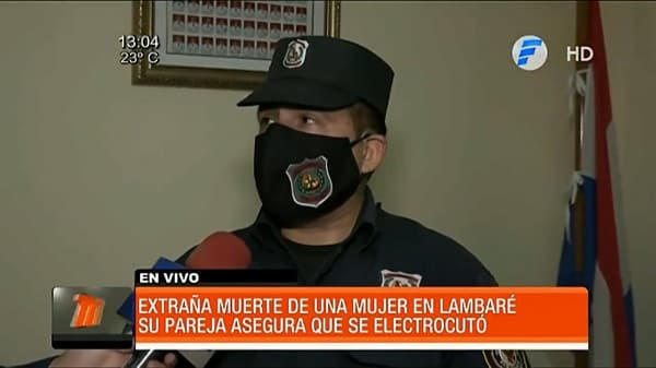 Hombre afirma que su pareja falleció electrocutada