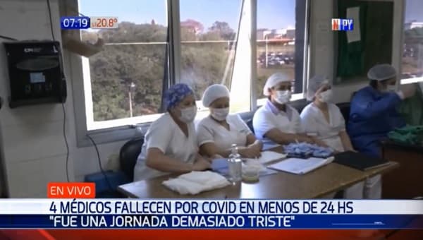 Cuatro médicos mueren por Covid-19 en 24 horas