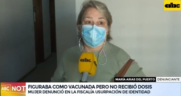 Mujer denuncia ante la Fiscalía la usurpación de su identidad en vacunación