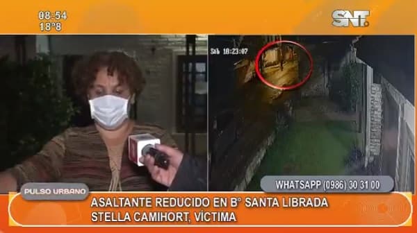 Vecinos reducen a asaltante en Asunción