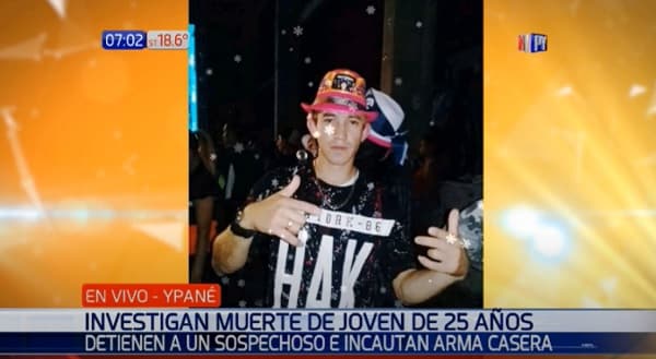 Joven es asesinado en Ypané y sospechan de trasfondo pasional