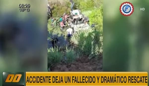 Escolta presidencial pierde la vida tras sufrir accidente de tránsito