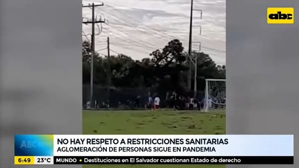 Denuncian múltiples aglomeraciones en el Botánico y alrededores