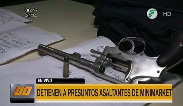 Policía frustra asalto en Biggie y detiene a sospechosos