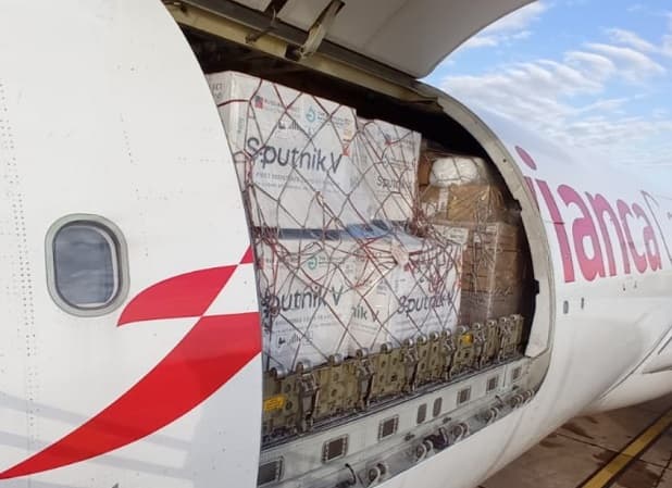 Llega lote de 40.000 dosis de Sputnik V