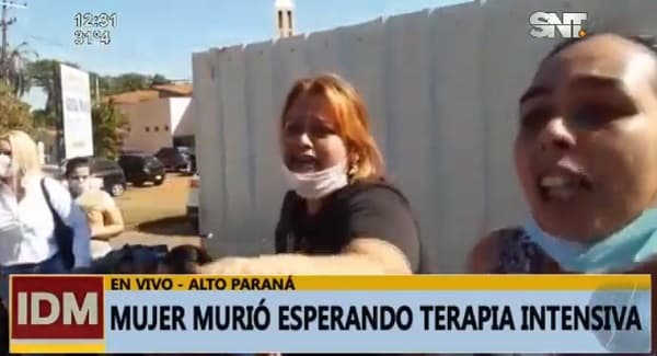 Mujer fallece en Ciudad del Este ante falta de cama en terapia