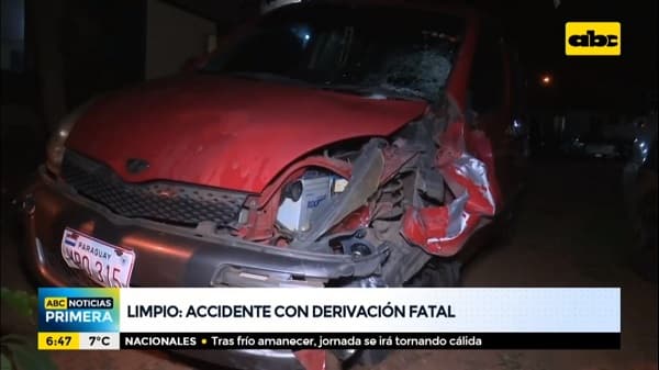 Accidente en Limpio termina con la vida de un motociclista