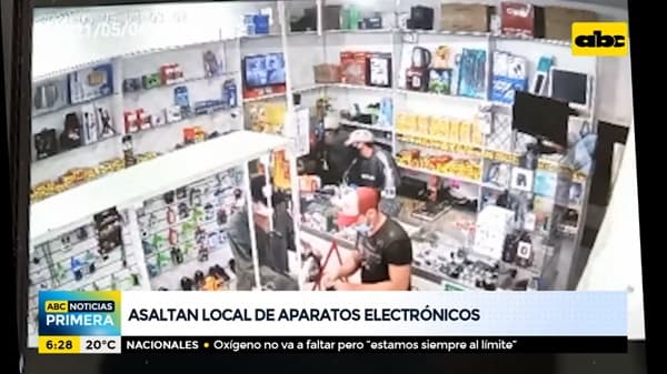 Asaltan local comercial en Capiatá y se llevan 12 celulares y dinero en efectivo