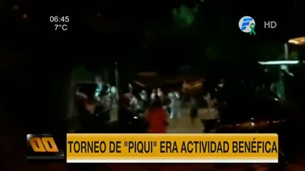 Intervienen “torneo benéfico” de piki