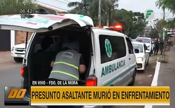 Sospechoso de asaltar un Biggie muere abatido por policías