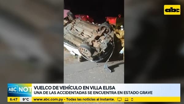 Vuelco deja como saldo una fallecida y dos heridos