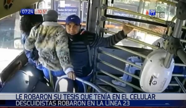 Estudiante pierde su tesis en teléfono robado por descuidista