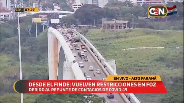 Foz de Yguazú vuelve a fase cero ante aumento de casos