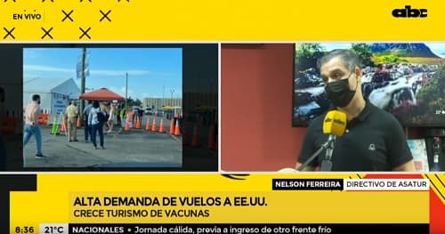 Paraguayos copan vuelos con destino a Miami para vacunarse