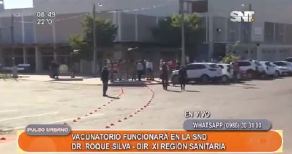 Habilitan vacunatorio masivo en la Secretaría Nacional de Deportes