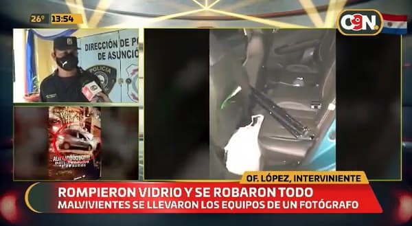 Tortoleros se llevan equipos de pareja de fotógrafos