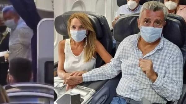 Pasajeros de un avión escrachan a Juan Ernesto Villamayor